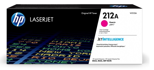 

Картридж HP 212A W2123A пурпурный, 4500 страниц, для Color LaserJet Enterprise M555dn, 212A