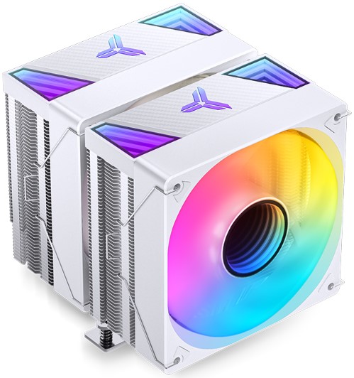 

Кулер JONSBO CR-3000 ARGB White LGA20XX/1700/1200/115X/AM5/AM4 (2*120mm fan, 600-1500rpm, 28,12-59,48 CFM, 22–32dBA, 4-pin PWM) Retail, CR-3000 ARGB White