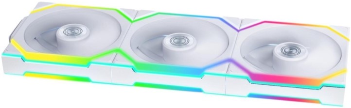 

Вентилятор для корпуса Lian Li UNI FAN SL WIRELESS 120 G99.12SL1W3W.R0 120mm, 2000rpm, 64CFM, 28.5dBa, 4-pin PWM (3-pack), UNI FAN SL WIRELESS 120
