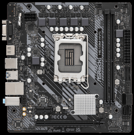 фото Материнская плата mATX ASRock H610M-HVS в Уфе