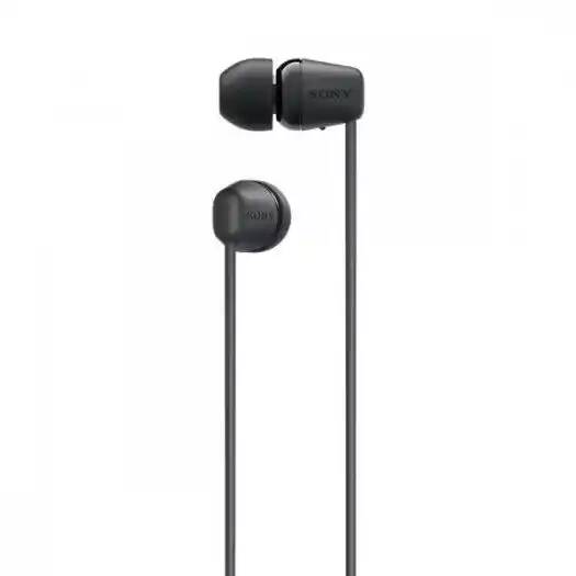 

Гарнитура wireless Sony WI-C100 вкладыши, черный, BT, шейный обод, WI-C100