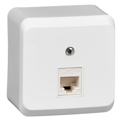 Изображение товара Розетка Systeme Electric KOMA-001B внешняя с одним разъемом и IP20