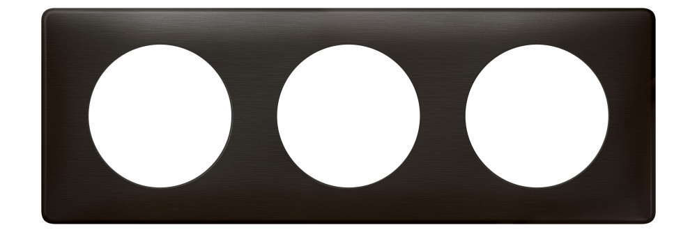 

Рамка Legrand 068983 Celiane - 3 поста, цвет "Карбон", 068983