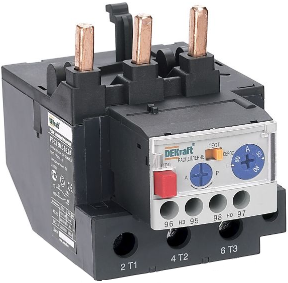 

Реле DEKraft 23125DEK РТ-03 электротепл. для конт. 40-95А 30,0-40,0А, 23125DEK