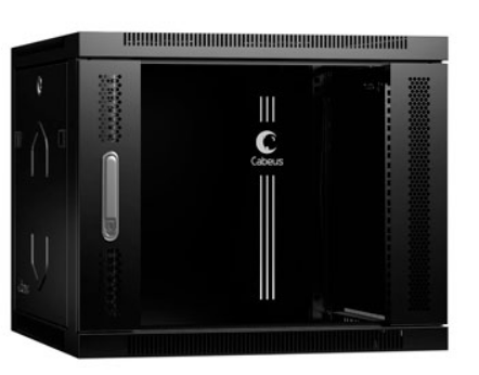 фото Шкаф настенный 19", 9U Cabeus SH-05F-9U60/60-BK в Уфе