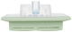 фото Розетка двухместная с заземлением в сборе IEK SK-R26-16-44-K06-F