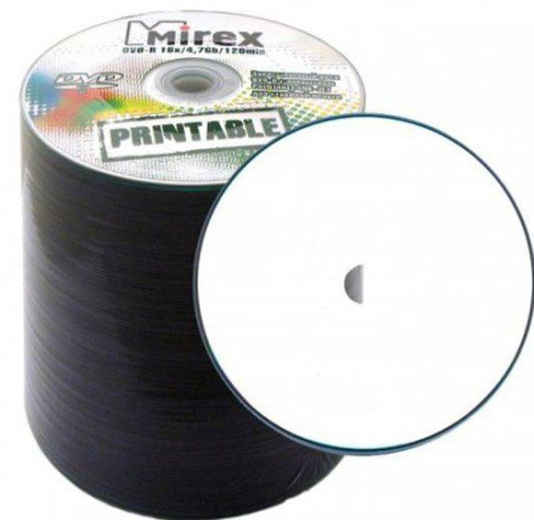 Изображение товара Диск Mirex UL130028A1T 4.7 ГБ DVD+R