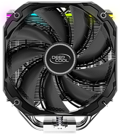 

Кулер Deepcool AS500 PLUS LGA20XX/1366/115X/AM4/AM3/+/AM2/+/FM2/+/FM1 (2*140mm fan, 500-1200rpm, 70.81 CFM, 29.2dBA, 4-pin PWM) RET, AS500 PLUS