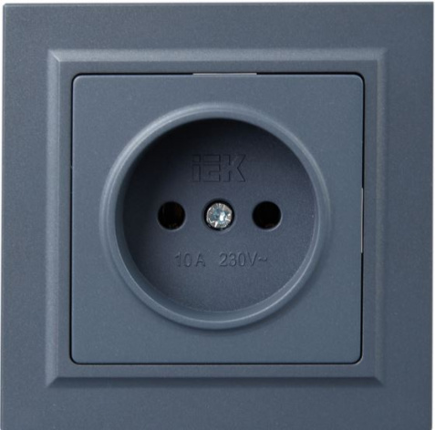 фото Розетка без заземления в сборе IEK BR-R10-10-K35-F в Красноярске