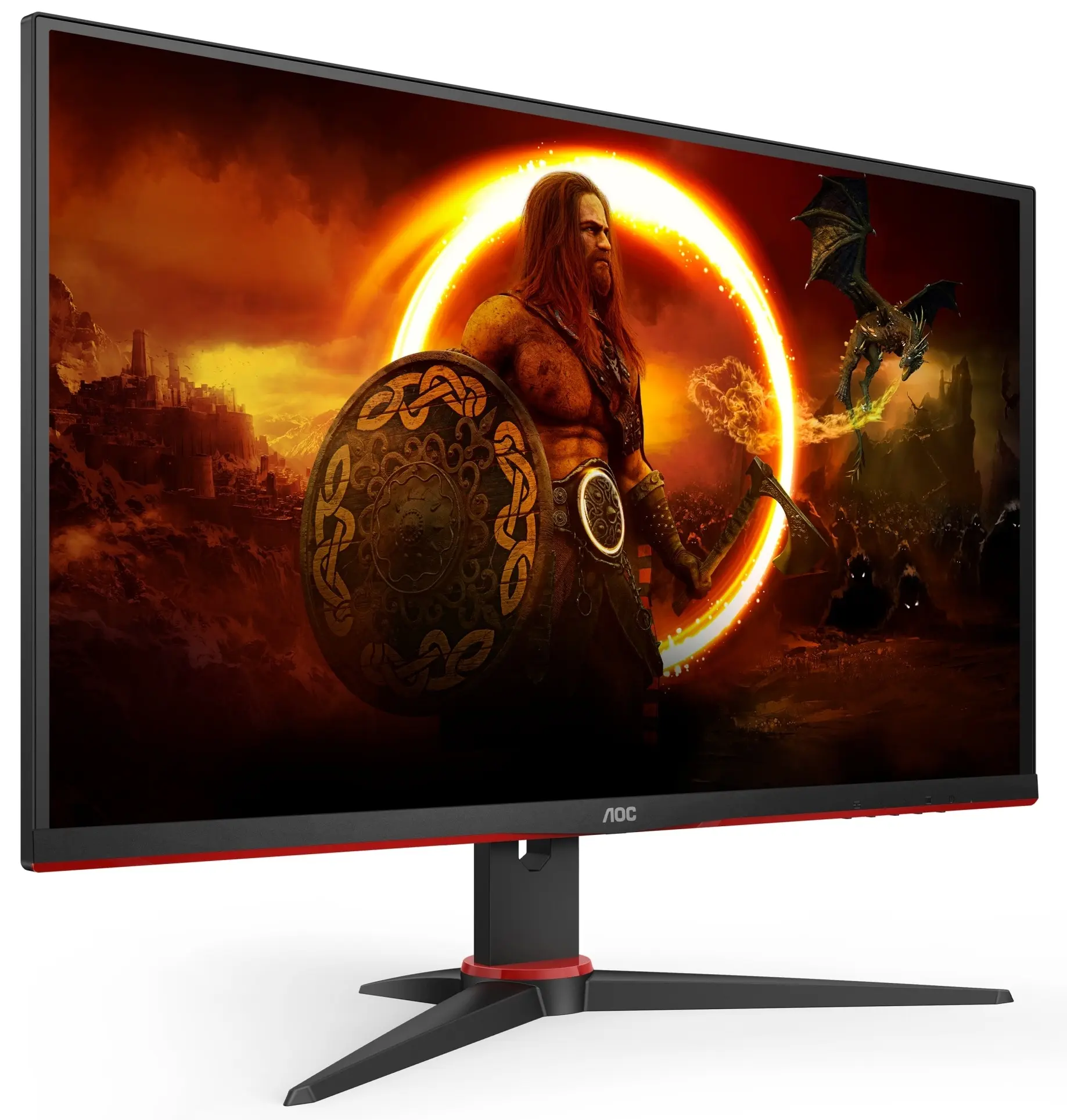 

Монитор 27" AOC Q27G2E 2560х1440, 1мс MPRT, 250cd/m2, 3000:1, 80M:1, H178°/V178°, 75 Гц, 2*HDMI, DP, HAS, Pivot, Tilt, Swivel, Black-Red, Q27G2E