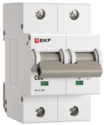 фото Автоматический выключатель EKF mcb47125-2-80C