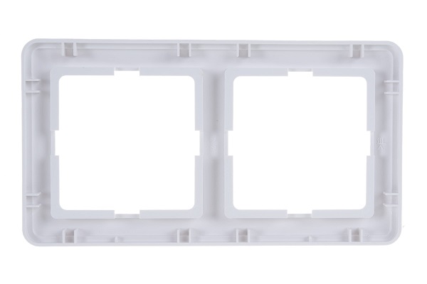 

Рамка Schneider Electric KD-2-18 W59 2 поста белая (KD-2-18), KD-2-18