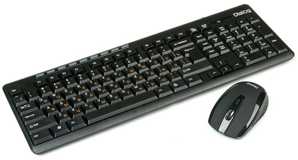 фото Клавиатура и мышь Dialog KMROP-4020U black USB в Краснодаре
