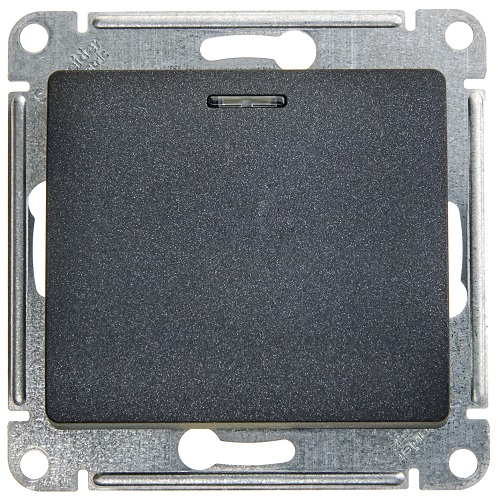 

Выключатель Schneider Electric GSL000713 одноклавишный с подсветкой сх.1а, IP20, GSL000713