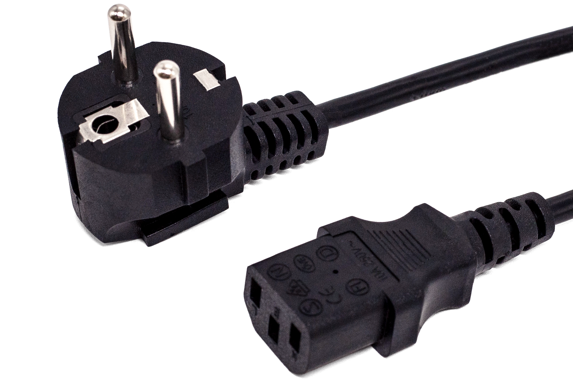 

Кабель питания Filum FL-PC10-EU-C13-1.8M CEE 7/7- С13, 3х0.75мм², 220В, 10A, чёрный, 1.8м, FL-PC10-EU-C13-1.8M