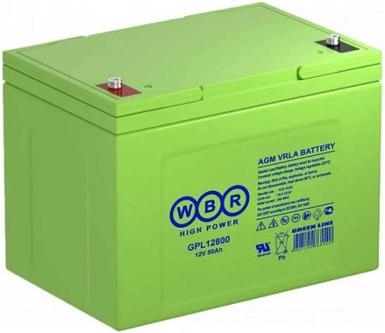 фото Аккумулятор  WBR GPL12800 WBR в Уфе