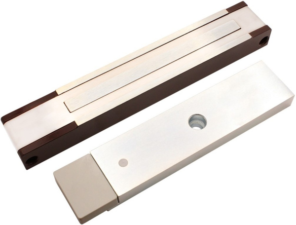 фото Замок электромагнитный Aleko ALM-300P-24V (коричневый) в Екатеринбурге