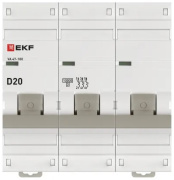 фото Автоматический выключатель EKF mcb47100-3-20D-pro