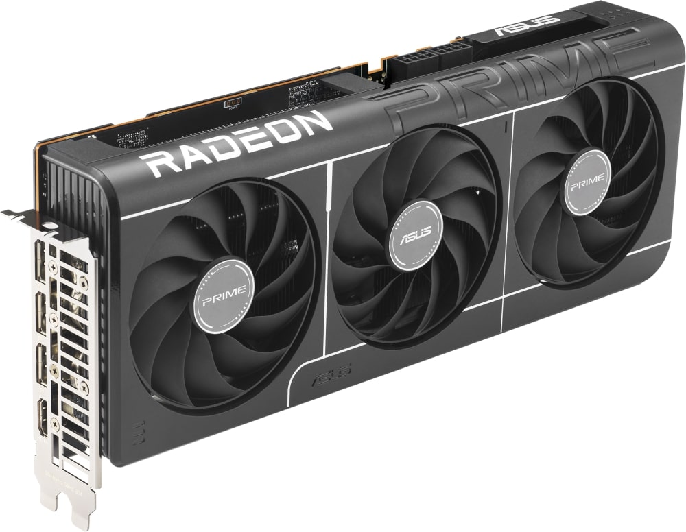 

Видеокарта PCI-E ASUS Radeon RX 9070 PRIME OC (PRIME-RX9070-O16G) 90YV0LI1-M0NA00 16GB GDDR6 256bit 5nm 2070/20000MHz 3*DP HDMI, Radeon RX 9070 PRIME OC (PRIME-RX9070-O16G)