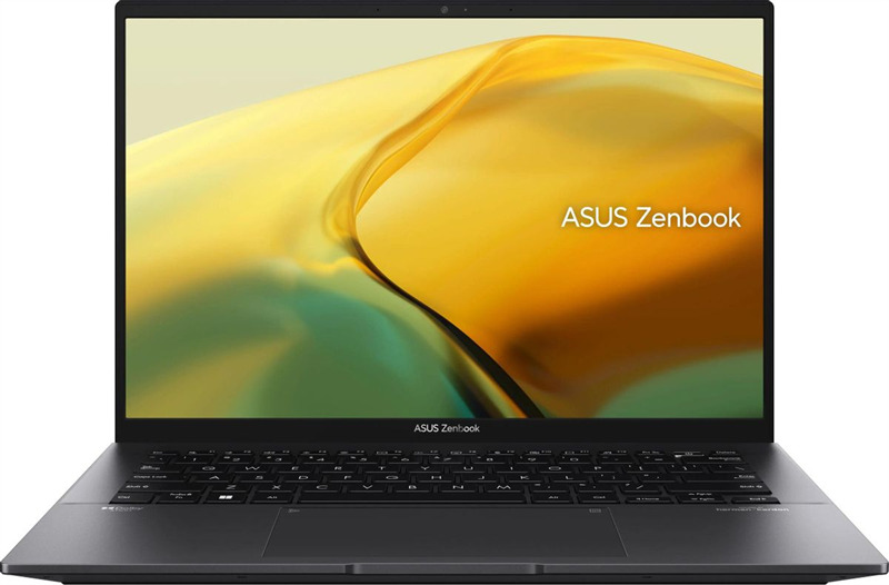 Ноутбук ASUS ZenBook 14 UM3402YA-KP783W 90NB0W95-M01LL0 Ryzen5 7430U/8GB/512GB SSD/Radeon Graphics/14" WQXGA IPS/cam/BT/WiFi/Win11Home/Jade Black