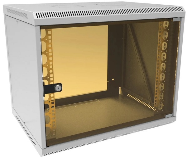 

Шкаф настенный 19", 12U SUPRLAN ТВЛ-12U-600-600-СР 05-1206 коммутационный 600x600мм пер.дв.стекл направл.под закл.гайки 70кг RAL 7035 металл, ТВЛ-12U-600-600-СР