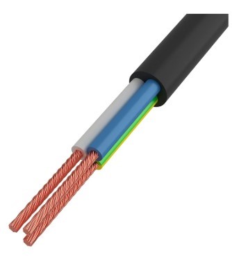 

Провод Rexant 01-8043-5 ПВС 3x0,75 мм², черный, длина 5 метров, ГОСТ, 01-8043-5