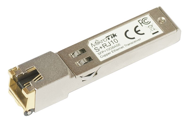 

Модуль Mikrotik S+RJ10 SFP+ 10/100/1000M/2.5G/5G/10G copper module, S+RJ10