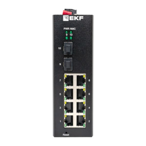 фото Коммутатор промышленный управляемый EKF TSX-ML2-2GX/SFP-8GT в Красноярске