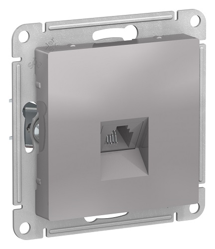 

Розетка Schneider Electric ATN000381 AtlasDesign, телефонная, RJ11, механизм, алюминий, ATN000381