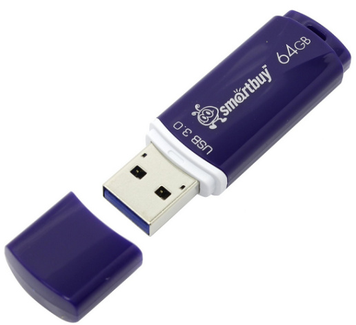 фото Накопитель USB 3.0 64GB SmartBuy SB64GBCRW-Bl в Перми