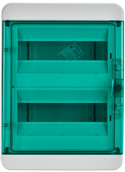 

Бокс IEK TF5-KP72-N-24-65-K03-K06 TEKFOR пластиковый КМПн-24 IP65 зеленая прозрачная дверь, TF5-KP72-N-24-65-K03-K06
