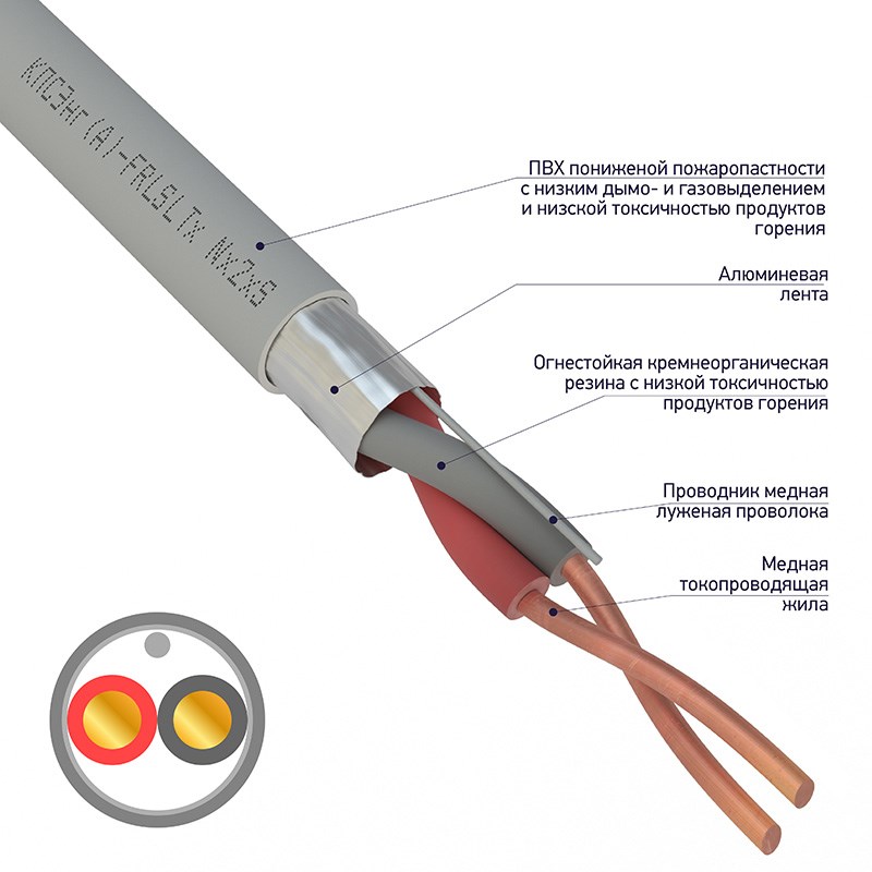 

Кабель Rexant 01-4930-1 КПСЭнг(А)-FRLSLTx 1x2x0,50мм (бухта 200 метров), 01-4930-1