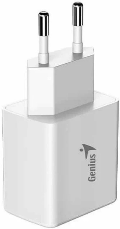 

Зарядное устройство сетевое Genius PD-20AC 32590005400 20Вт, порт USB-C и порт USB-A, белый, PD-20AC