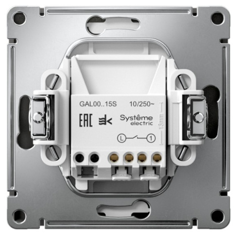 фото Выключатель кнопочный  Systeme Electric GAL001415S в Красноярске