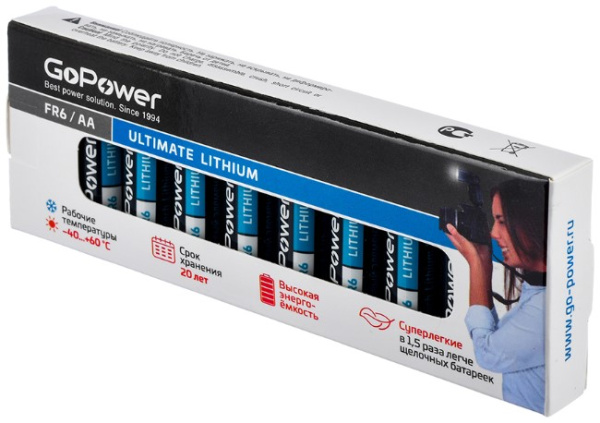 фото Батарейка  GoPower FR6 в Казани