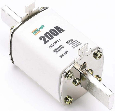 Изображение товара Предохранитель ножевой DEKraft 21311DEK для защиты электросетей 200 А 660 В