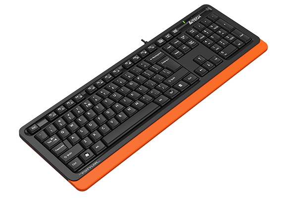 

Клавиатура A4Tech Fstyler FKS10 черный/оранжевый USB 1530190, Fstyler FKS10