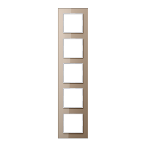 Изображение товара Рамка Jung AC585GLCH для электрощитов IP20 серия A creation