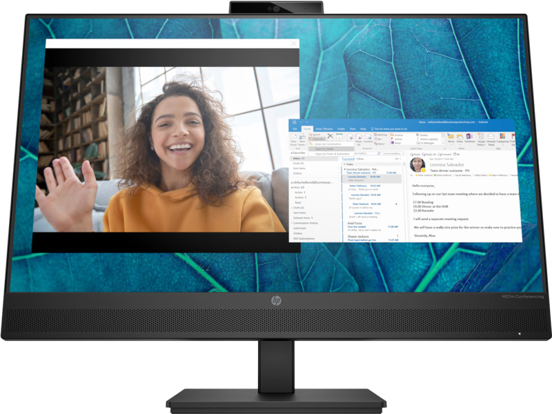 

Монитор 27" HP Conferencing M27m 678U8AA 1920x1080, IPS, 16:9, 300cd, 178гр/178гр, HDMI, 75Hz, Cam, Piv, DP, black, Conferencing M27m
