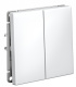 фото Выключатель двухклавишный  Systeme Electric GAL001351S в Красноярске