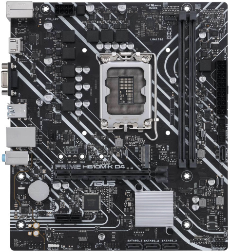 фото Материнская плата mATX ASUS PRIME H610M-K D4 в Уфе