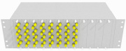фото Кросс оптический стоечный TopLAN КРС-Top-3U-64ST/U-OM2-GY