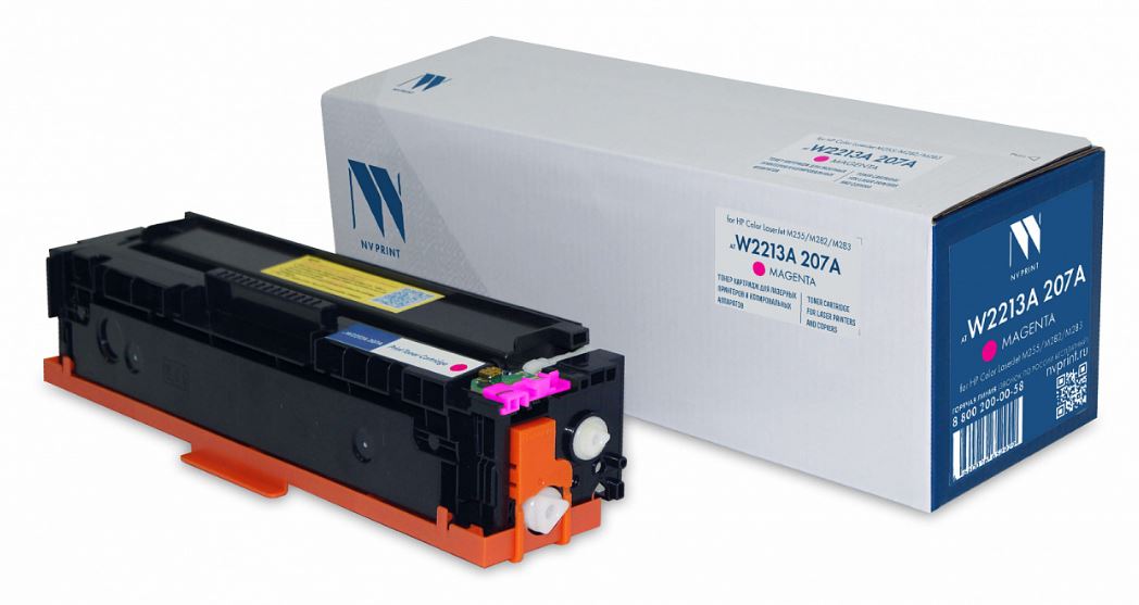 

Картридж NVP NV-W2213A-207A-M для HP Color LaserJet M255/M282/M283 (1250k) до версии fw20220729, magenta, NV-W2213A-207A-M