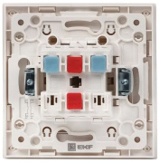 фото Выключатель двухклавишный EKF EXV10-023-10