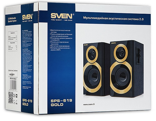 фото Компьютерная акустика 2.0 Sven SPS-619 в Уфе