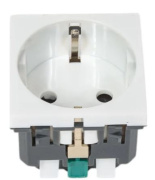 фото Розетка TWT TWT-EL45x45/1G-WH