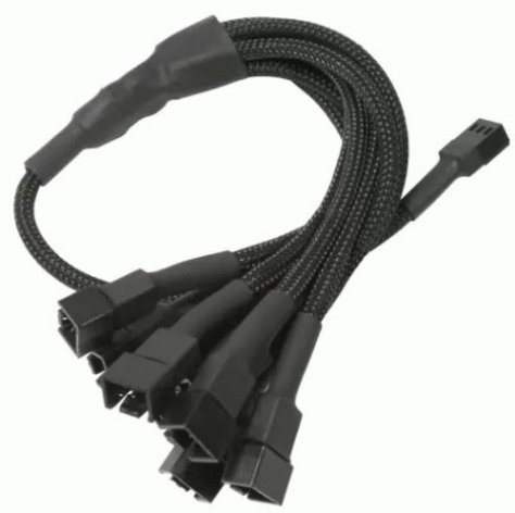 Изображение товара Разветвитель Nanoxia NX39A60 для вентиляторов Molex, 600 мм, черный