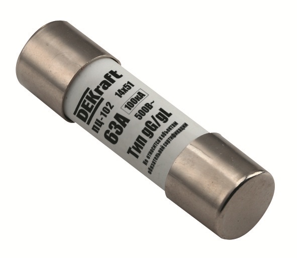 

Предохранитель DEKraft 21372DEK ПЦ-102 цилиндрический 6A 14x51, 21372DEK