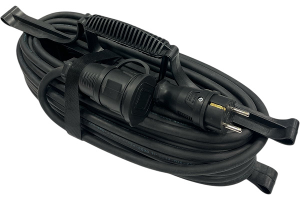 Изображение товара Удлинитель iTOK i-CONNECT-COLOR-SUR-PVS-310-1-44-15-BLACK 15 м IP44
