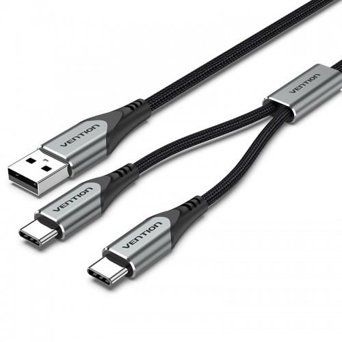 

Кабель интерфейсный Vention CQOHF USB-CM х 2/USB 2.0 AM - 1м., CQOHF